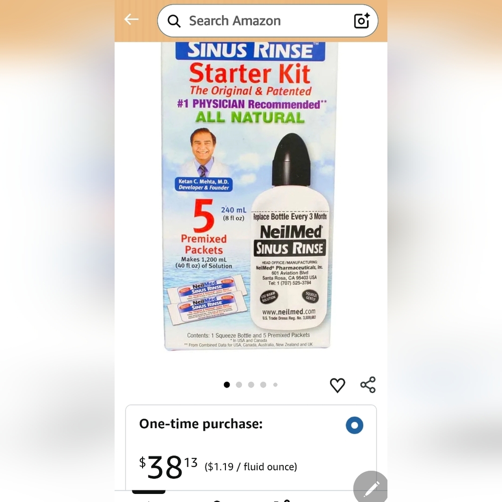 NeilMed Sinus Rinse Kit - Picture 12 of 14